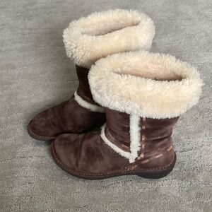 UGG Chocolate Shearling Boots
